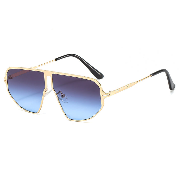 Damen auffällige Sonnenbrille im hexagonalen Design Karnz