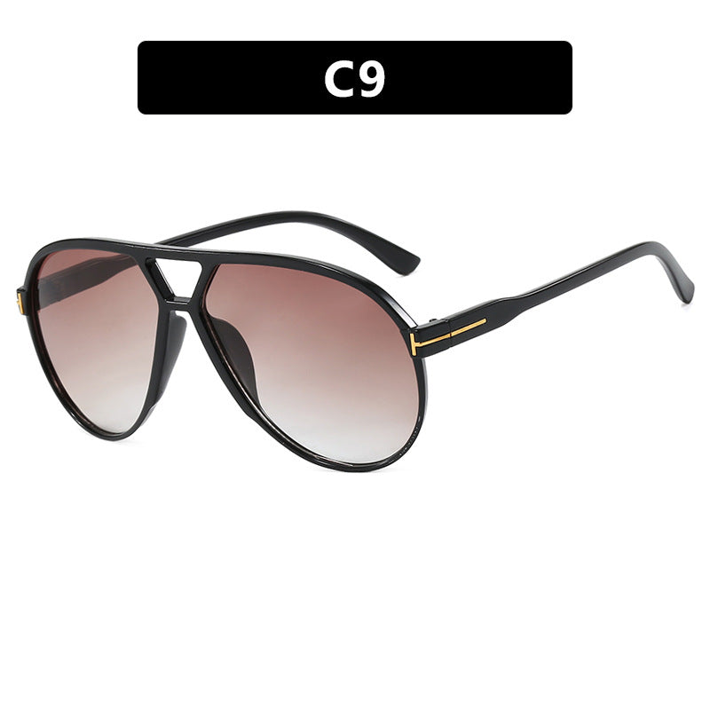 Damen modische Sonnenbrille im stylischen Pilotenlook Karnz