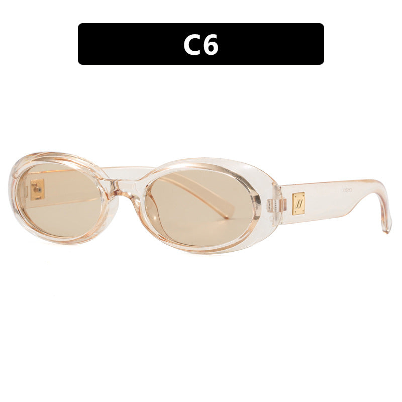 Damen exklusive Sonnenbrille im eleganten Ovaldesign Karnz
