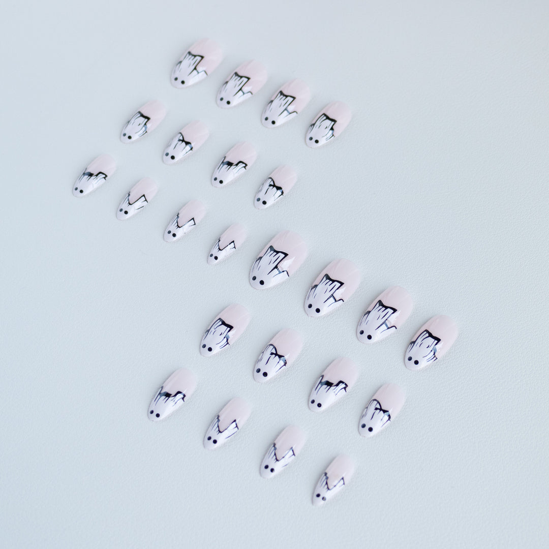 Geister-Themen Nagelkunst Set