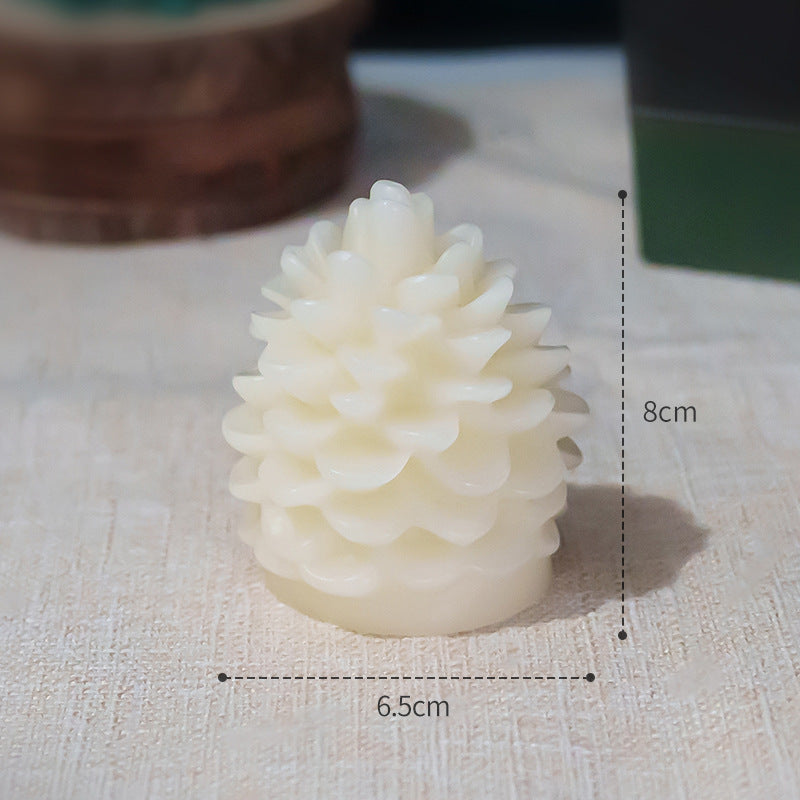 Mini Cone-Schichtige Skulptural Tisch Wax Kerze