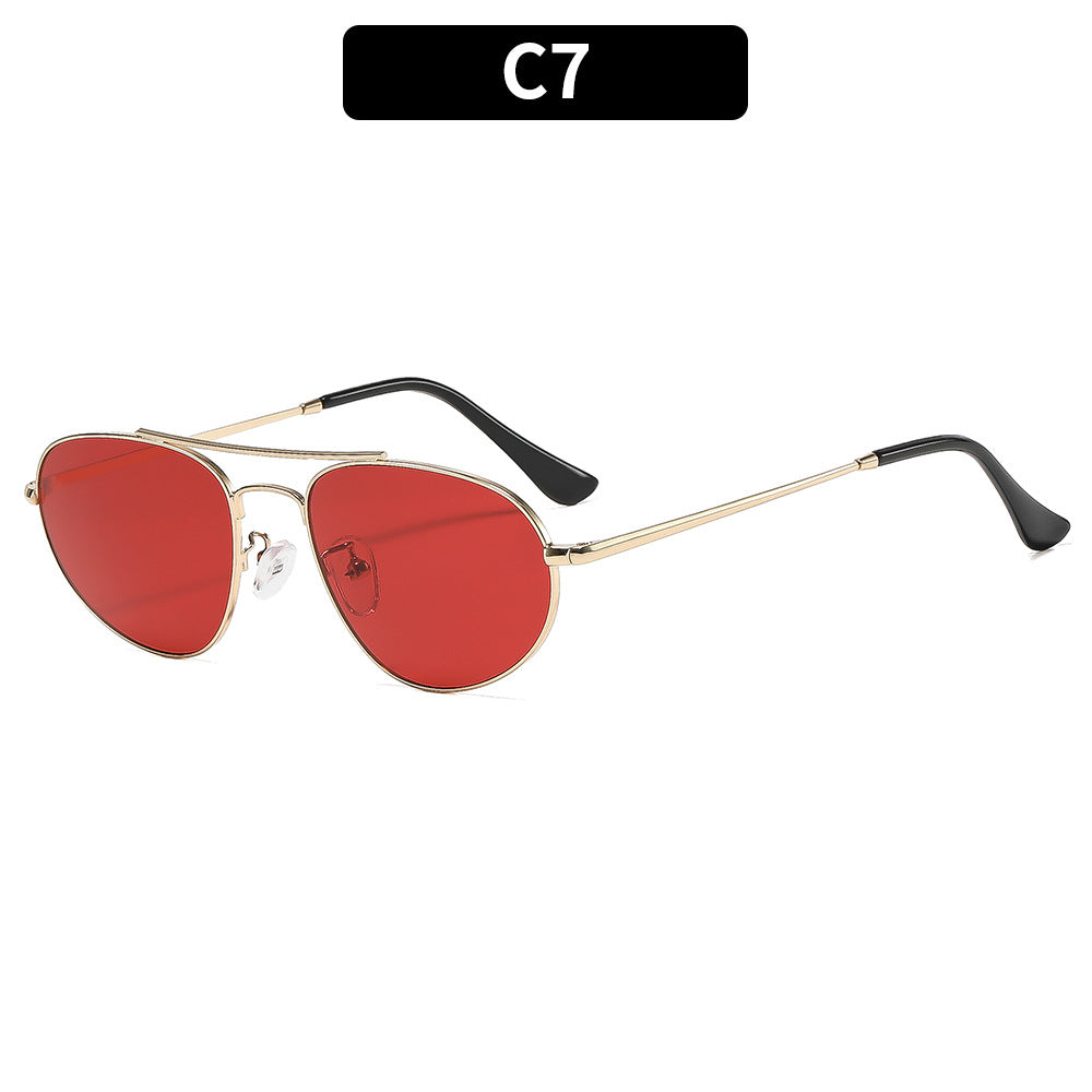 Elegante Metallrahmenbrille