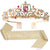 Damen Glitzernde Prinzessinnenkrone mit Birthday Princess Schärpe Karnz
