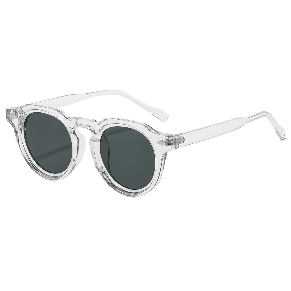Retro-inspirierte runde Rahmen Sonnenbrille Karnz