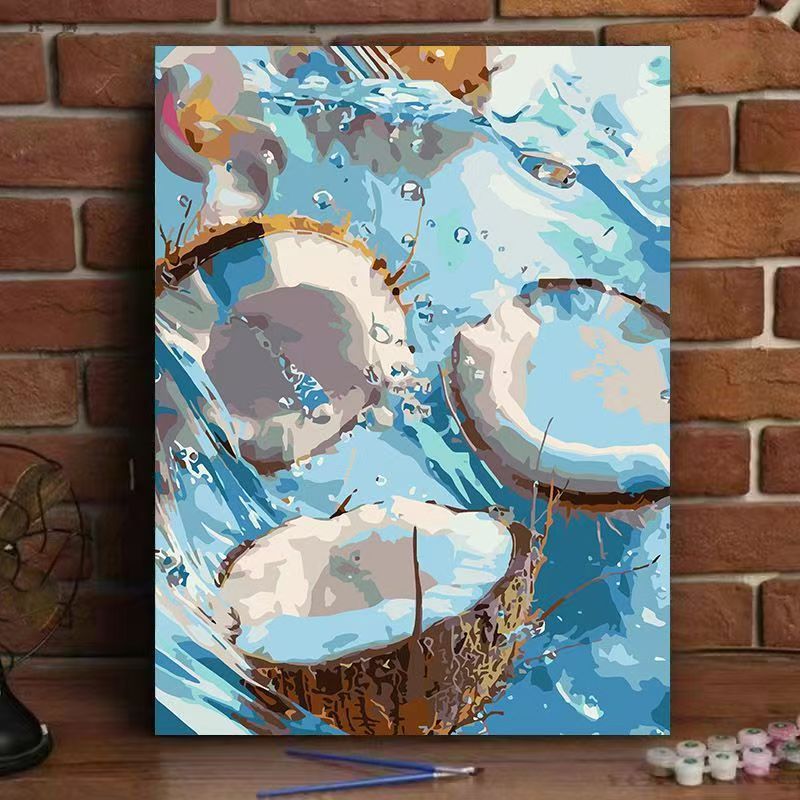 Vibrante Zitrus-inspirierte Wandkunst Karnz