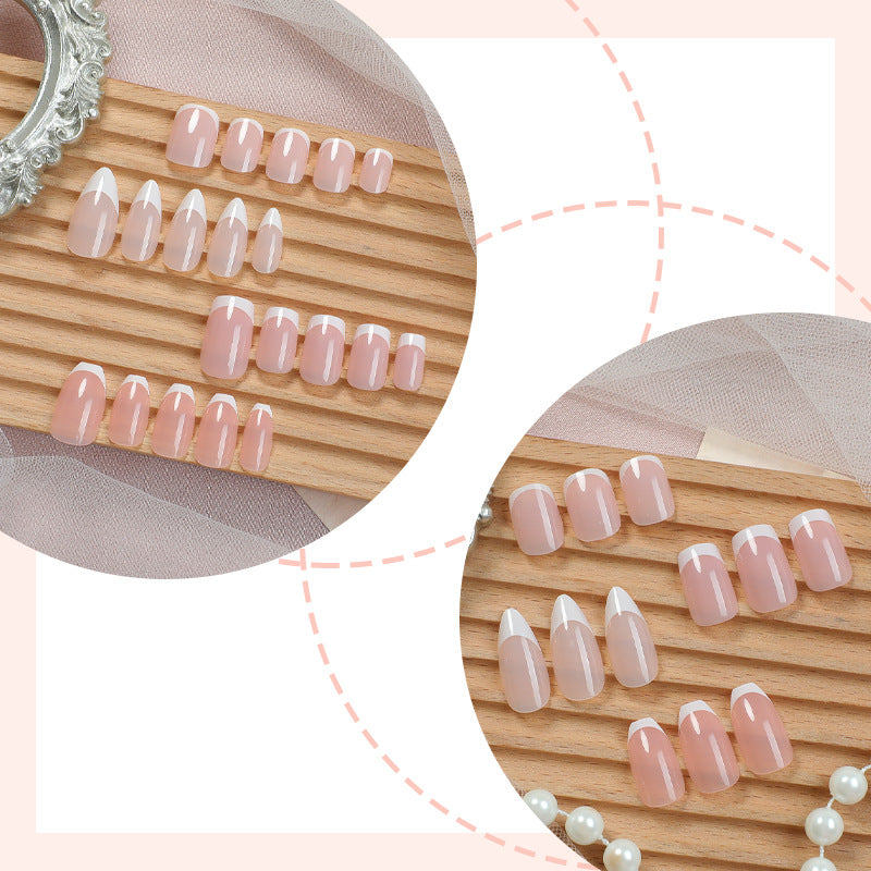 Premium Langanhaltendes Press-On Nagelset Karnz