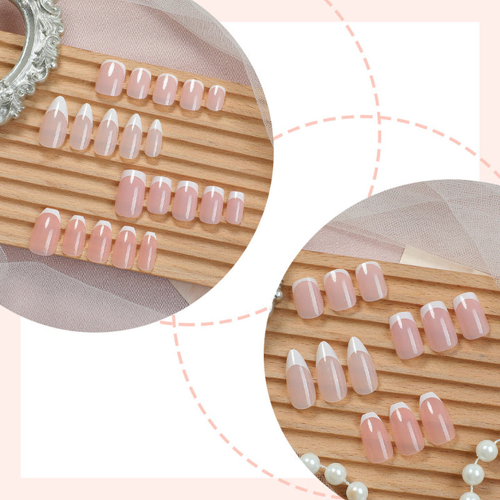 Premium Langanhaltendes Press-On Nagelset Karnz