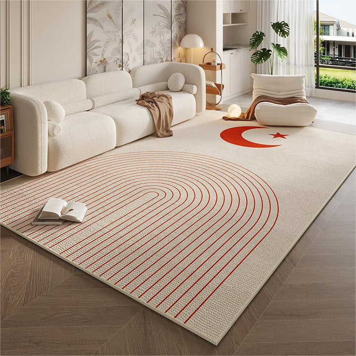 Zeitgenössischer floraler Design-Teppich