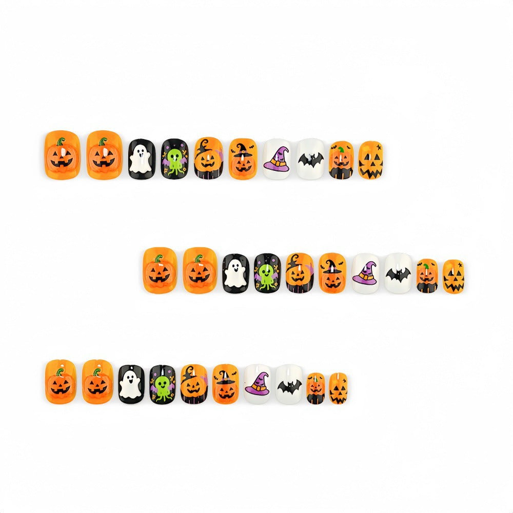 Halloween Nagelset mit Schaurigen Motiven Karnz