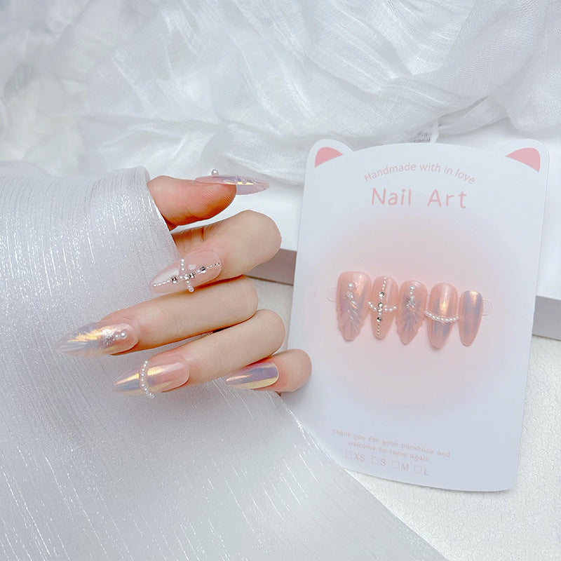 Premium French Tip Press-On Nails Karnz