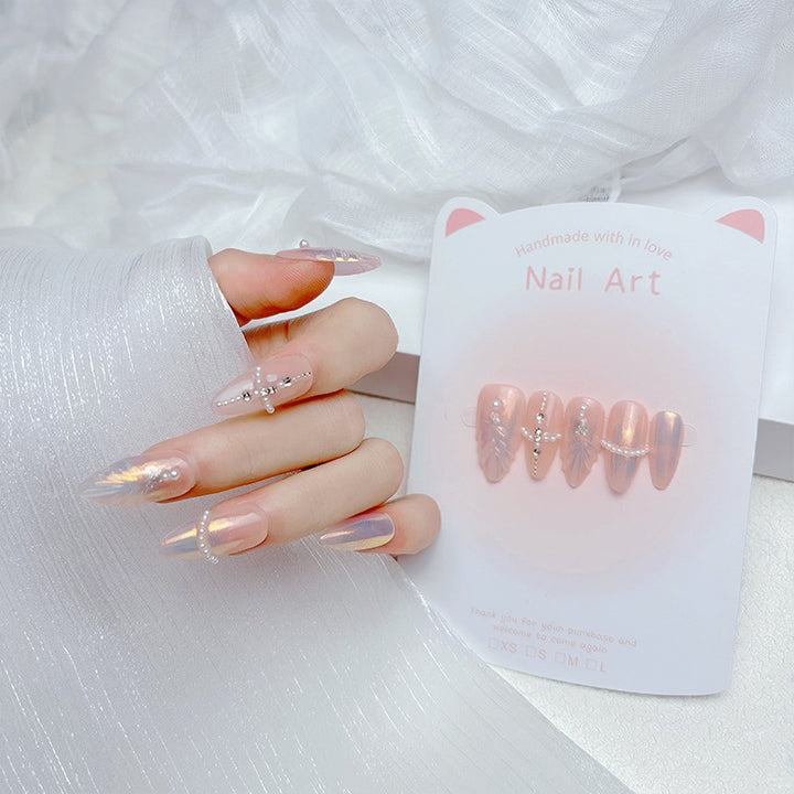 Premium French Tip Press-On Nails Karnz