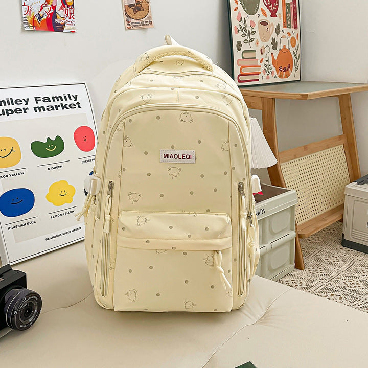 Verspielt gepunktetes Design Rucksack Karnz