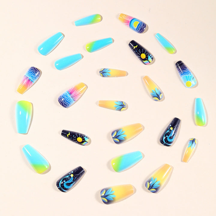 Cosmic Ocean Nagelkunst Design Karnz