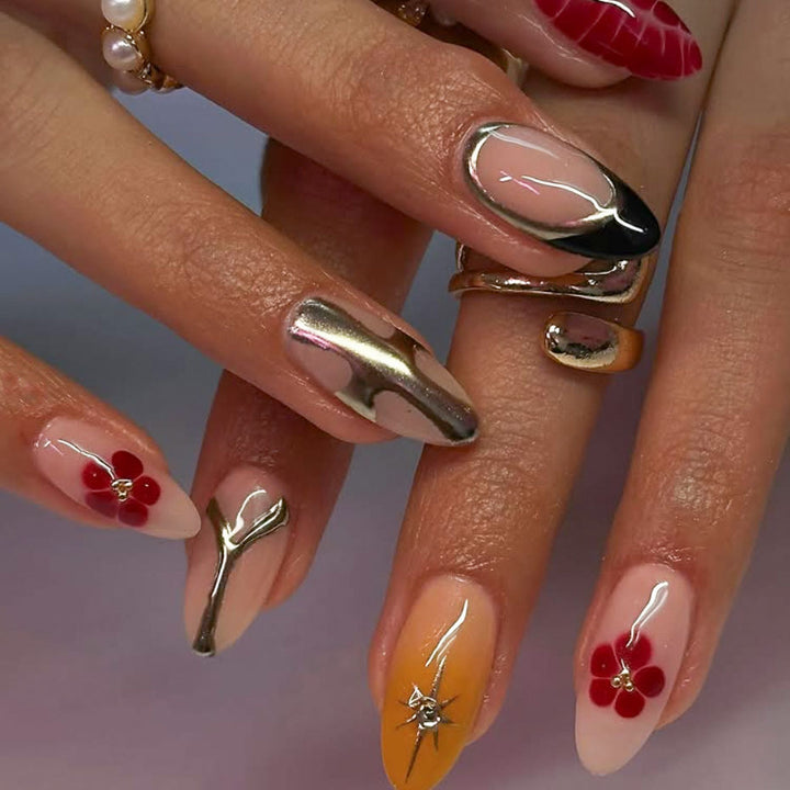 Dekorative Künstlerische Nagelkunst