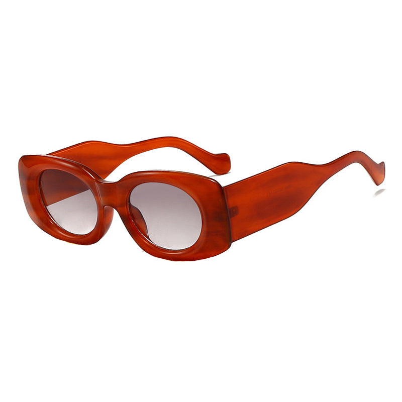 Damen trendige Sonnenbrille im auffälligen Retro-Design Karnz