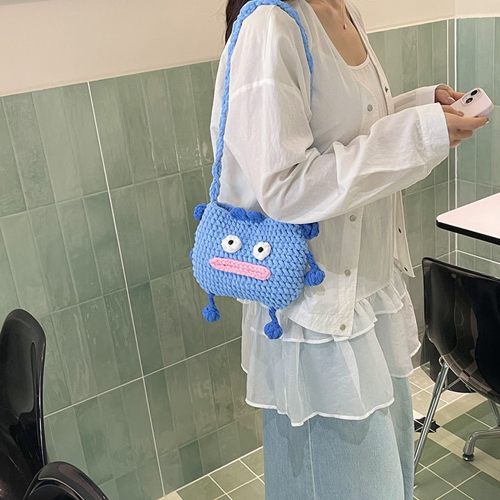 Spaß Charakter Häkelhandtasche