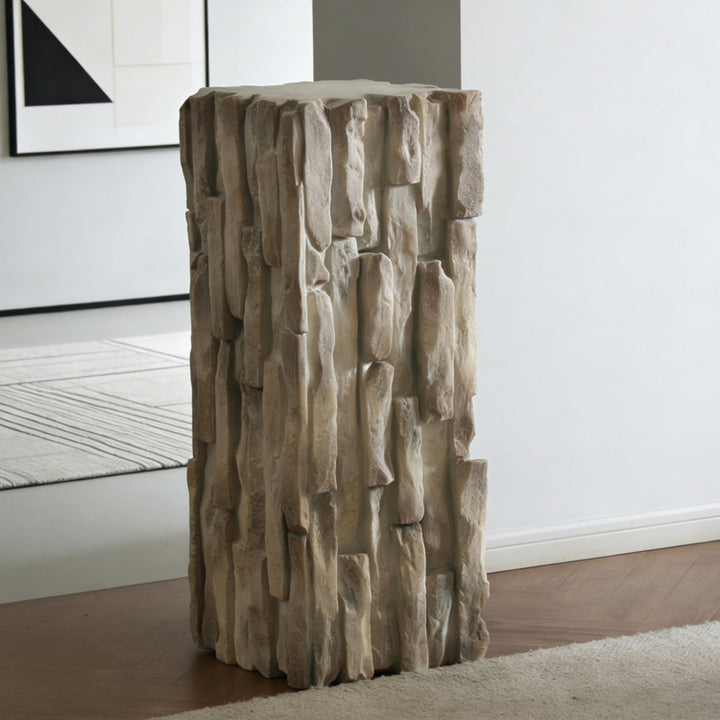 Rock-Textur Dekorativer Sockel