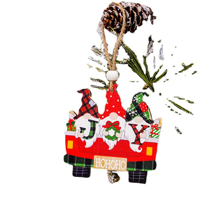 Dekorative Weihnachtswagenfigur Karnz
