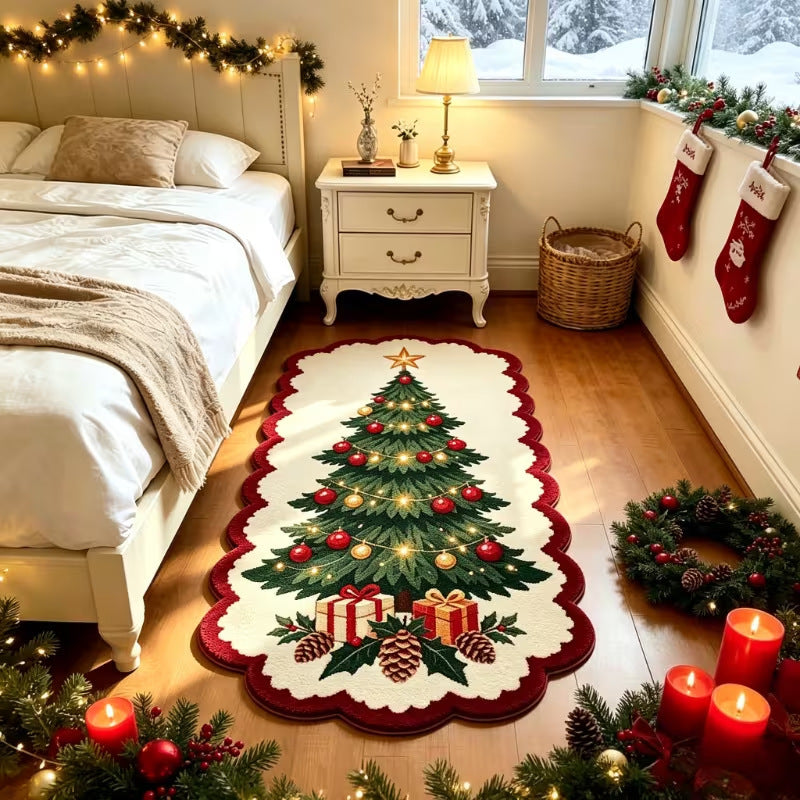 Winter-Themen Dekorativer Läufer Teppich