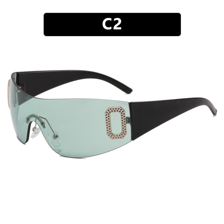 Damen sportliche modische Sonnenbrille mit elegantem Design und UV-Schutz Karnz