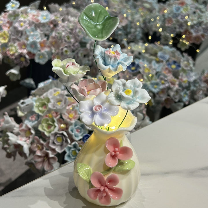 Dekorativer Keramikk Blumen Vase