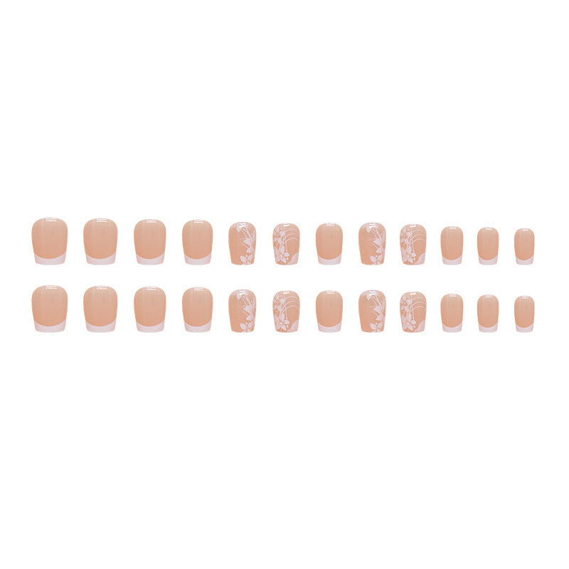Blumen Design Presse-On Nagelspitzen Karnz