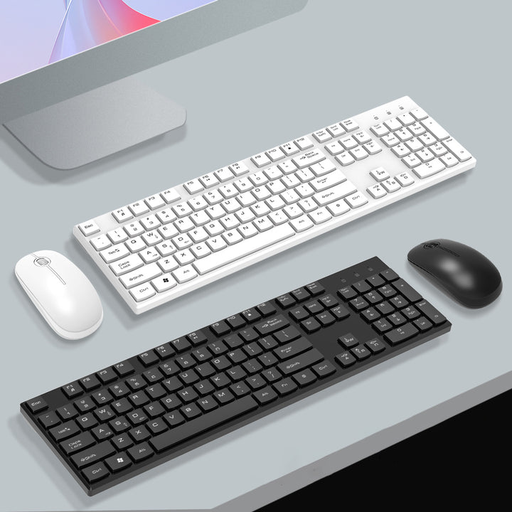 Slimline Kabelloses Tastatur und Maus Set Karnz
