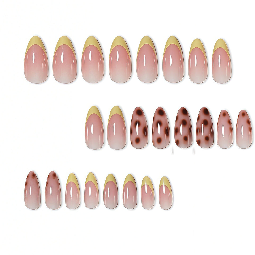 Chic Ombre Acryl Press-On Nägel Karnz
