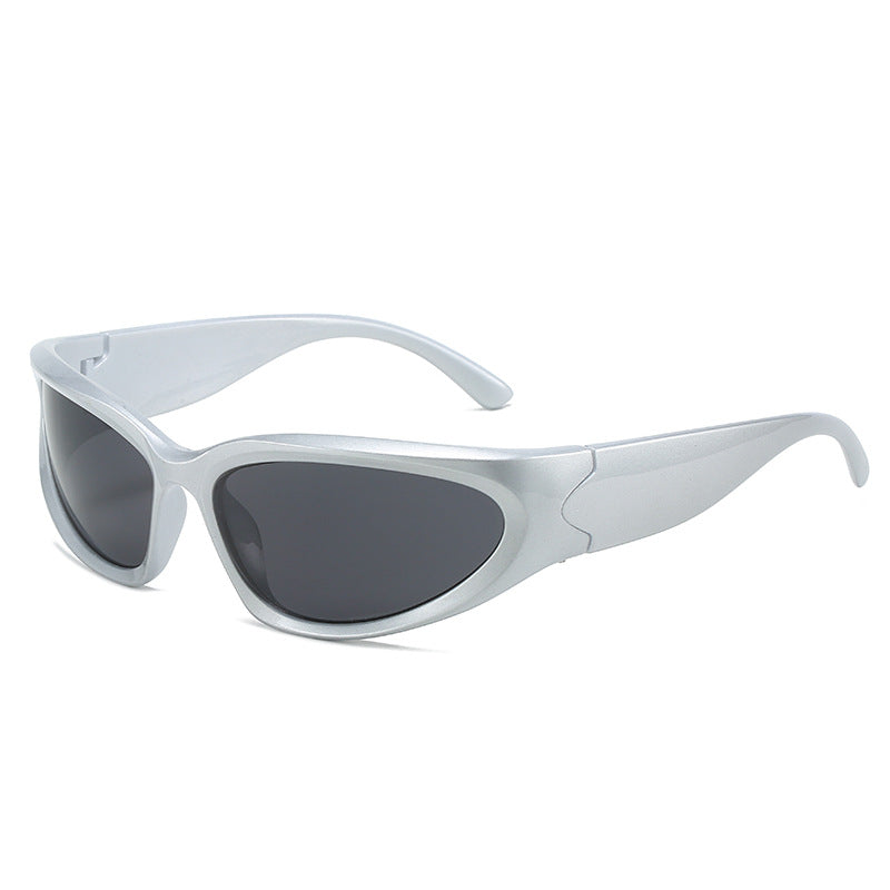 Damen sportliche Sonnenbrille mit ergonomischem Design und polarisierenden Gläsern Karnz