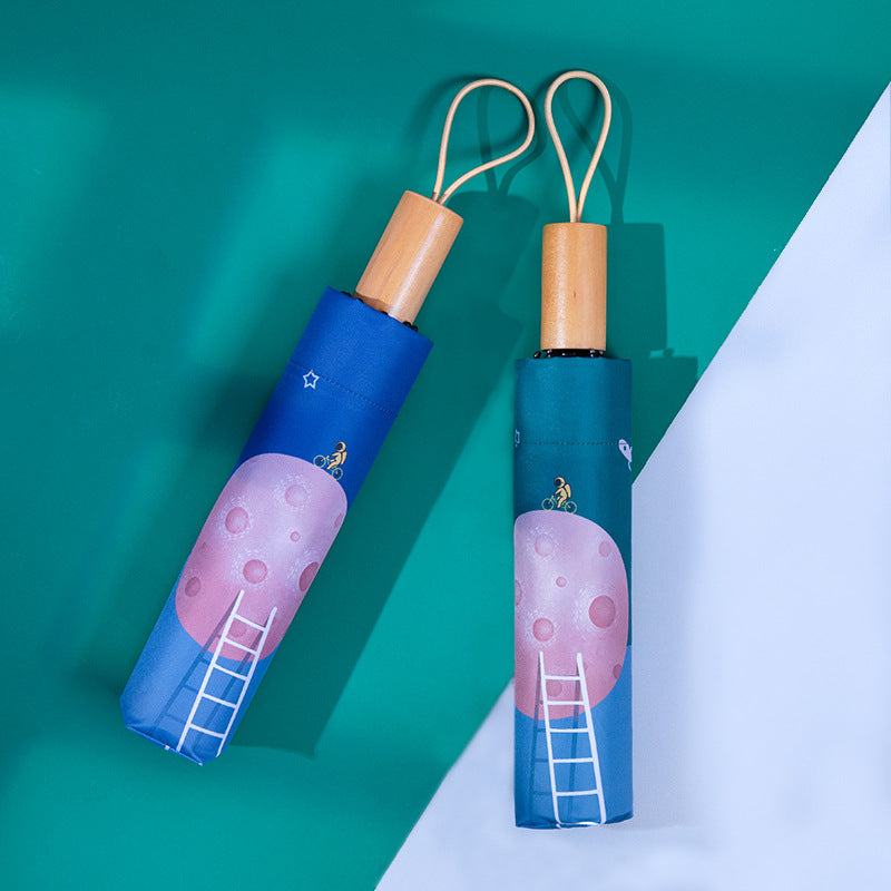 Unisex Automatischer Reise-Regenschirm mit kreativem Design Karnz