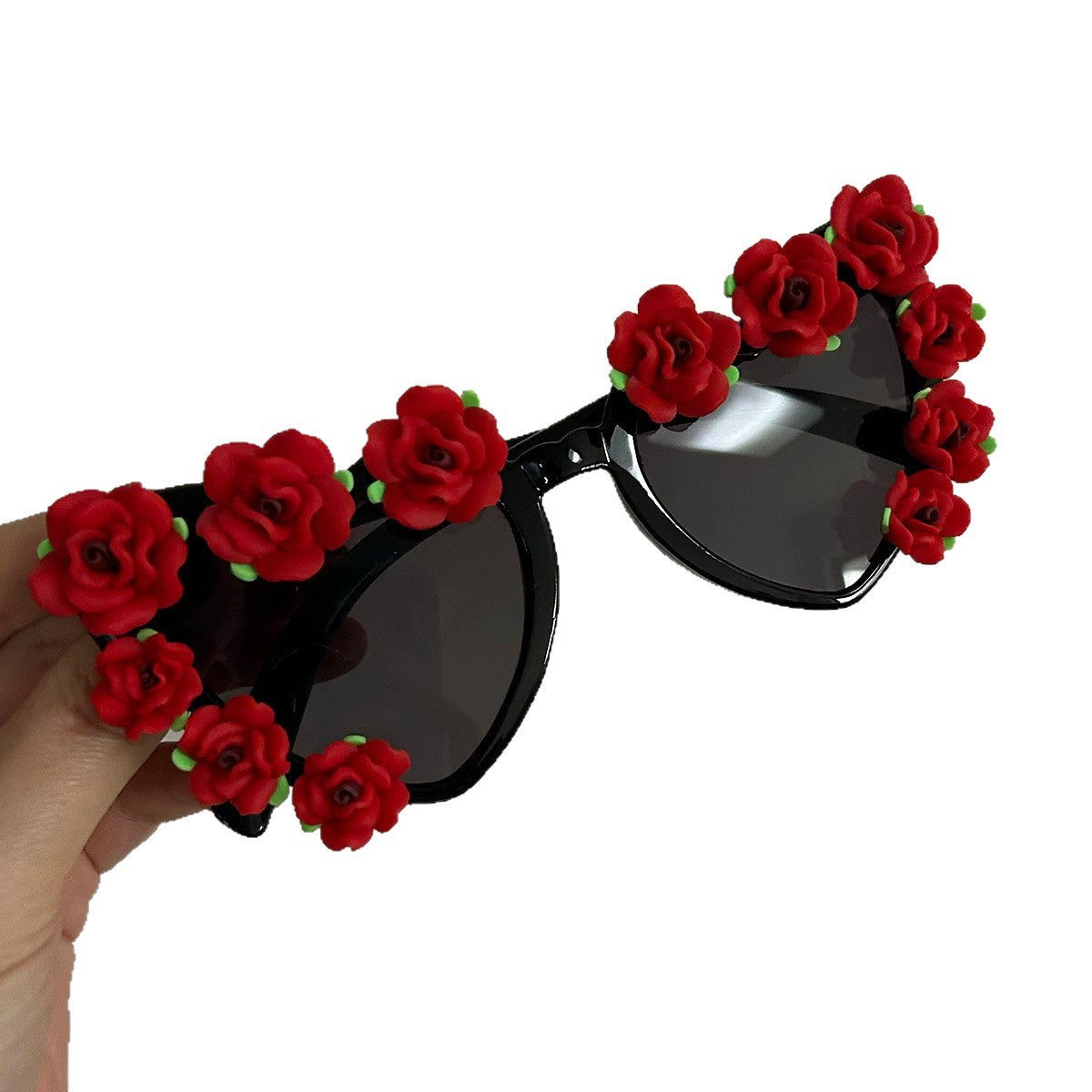 Damen Sonnenbrille mit floralen Details Karnz