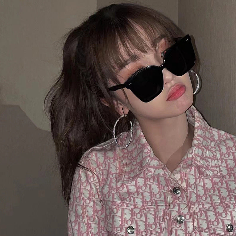 Damen Sonnenbrille im modernen Geometrischen Design Karnz