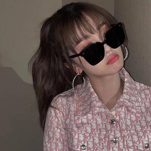 Damen Sonnenbrille im modernen Geometrischen Design Karnz