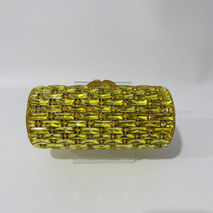 Blumenverzierte Abendhandtasche