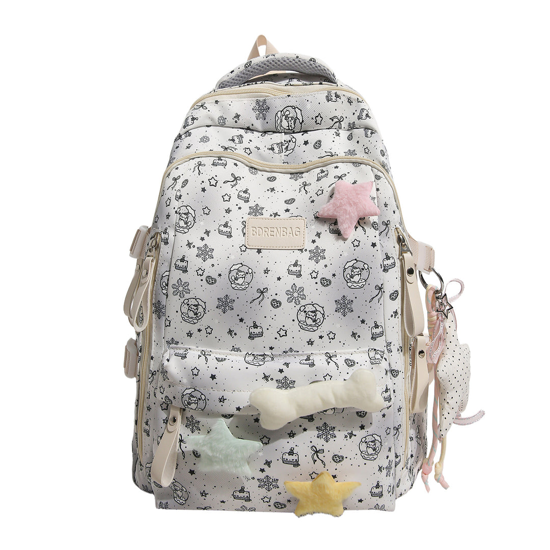 Künstlerisch gemusterter Rucksack Karnz