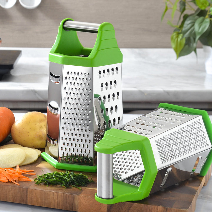 Edelstahl-Küchenreibe mit Ergonomischem Design Karnz