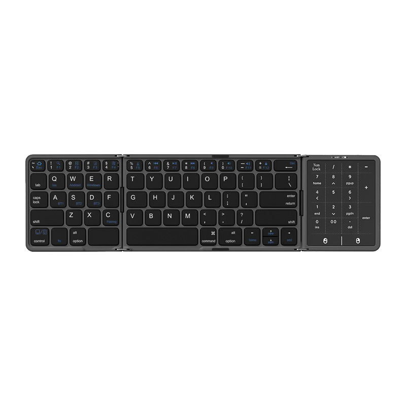 Kompakte Bluetooth-Tastatur mit Ziffernblock Karnz