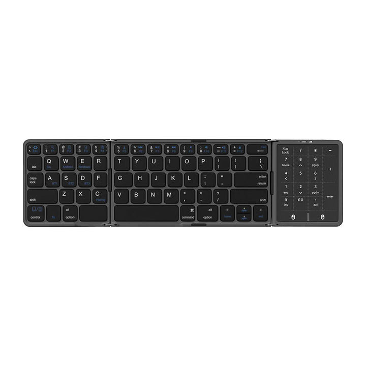 Kompakte Bluetooth-Tastatur mit Ziffernblock Karnz