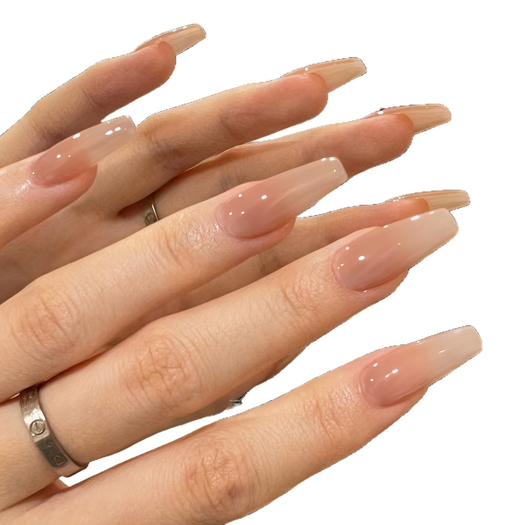 Elegante glänzende Acryl-Nagelverlängerungen Karnz