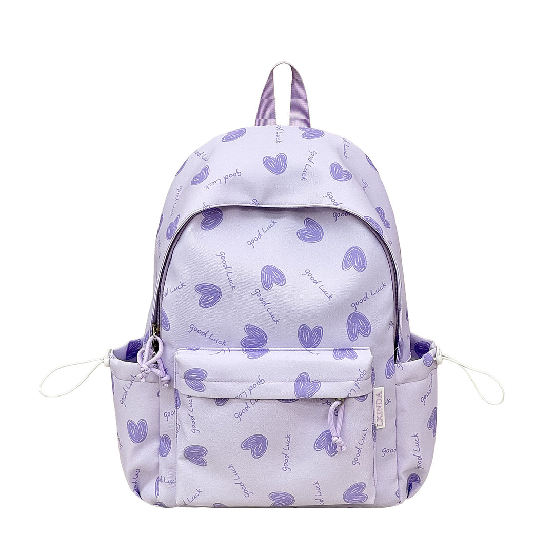 Herz Muster Casual Rucksack Karnz