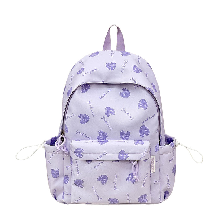 Herz Muster Casual Rucksack Karnz