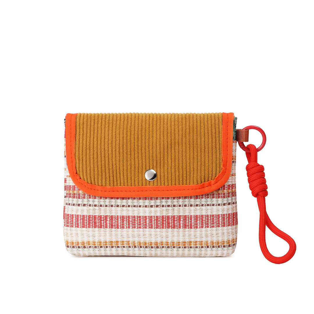 Stylische Texturierte Reißverschluss-Tasche