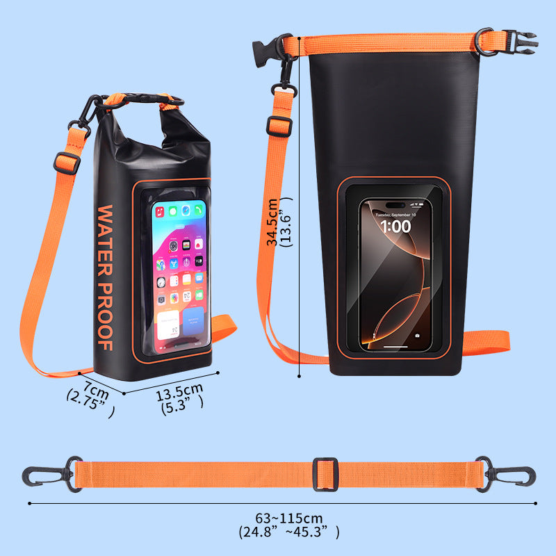 Unisex Wasserdichte Smartphone-Tasche mit ergonomischem Schultergurt Karnz