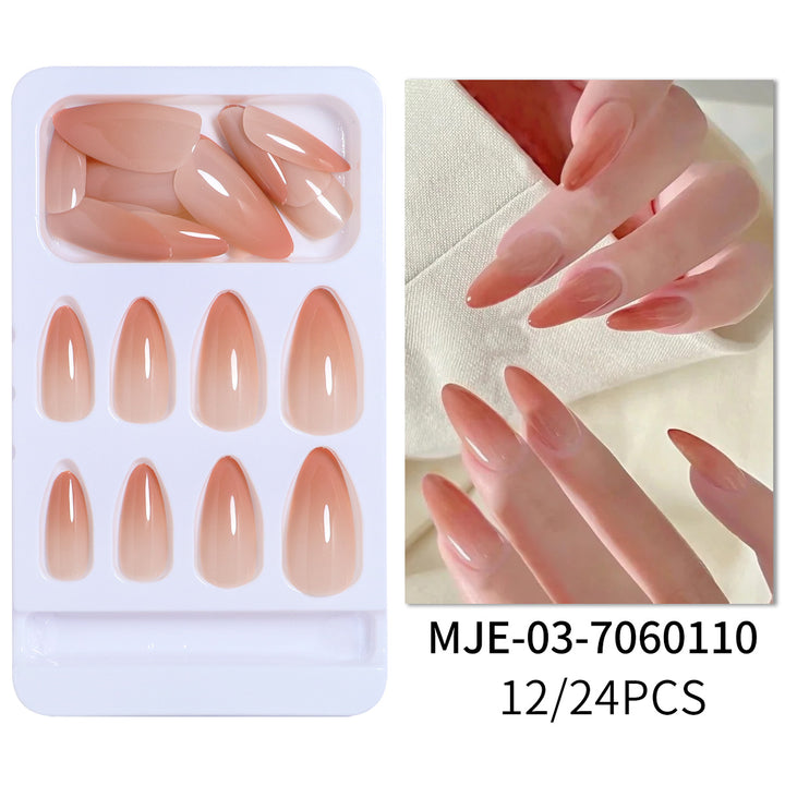 Premium Mandel-förmige Press-On Nagelspitzen Karnz