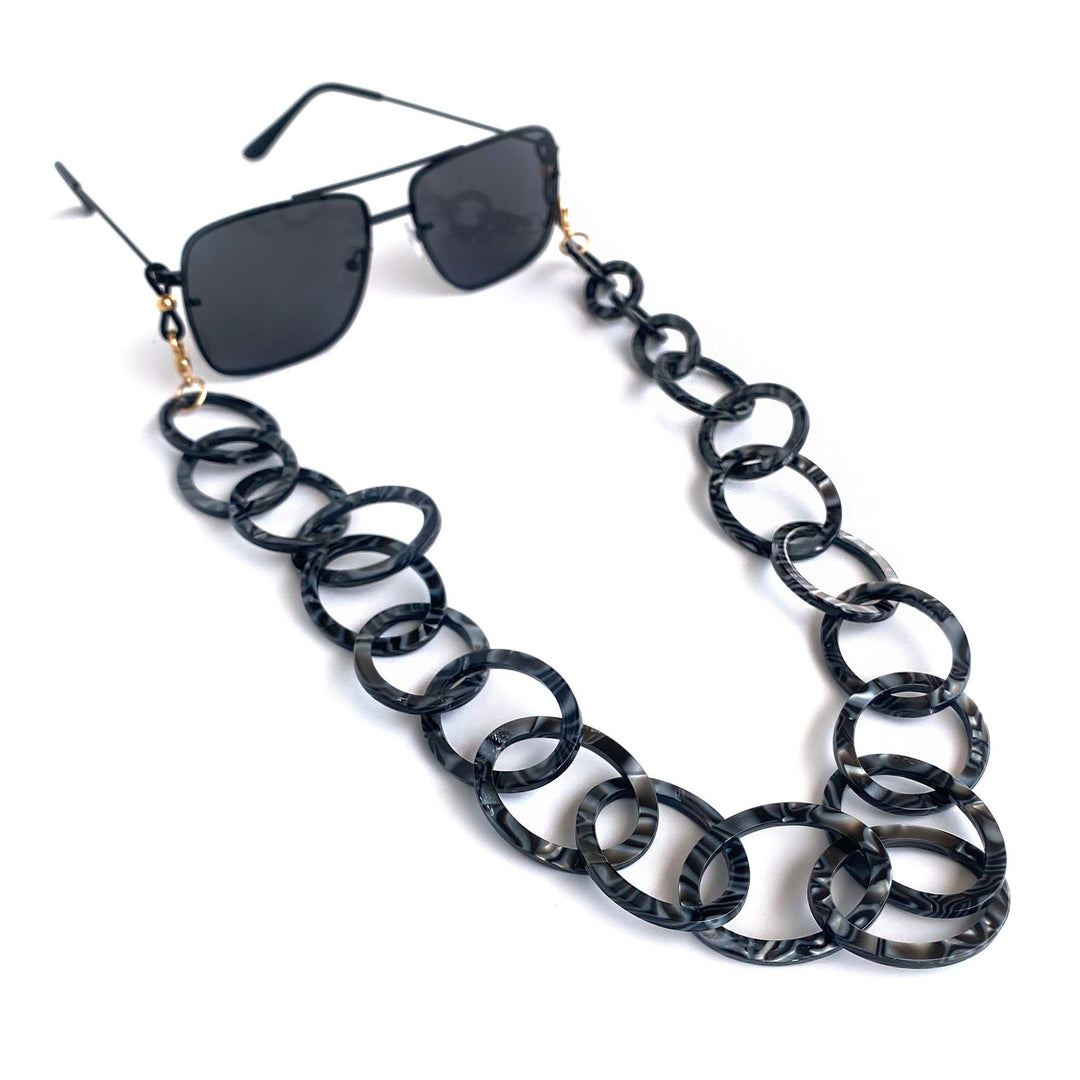 Trendy Übergroße Brillen Kette Karnz