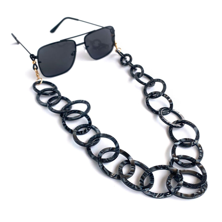 Trendy Übergroße Brillen Kette Karnz