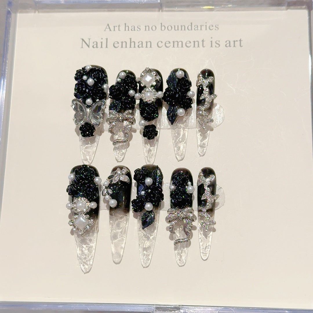 Dekoratives Acryl-Nagelset