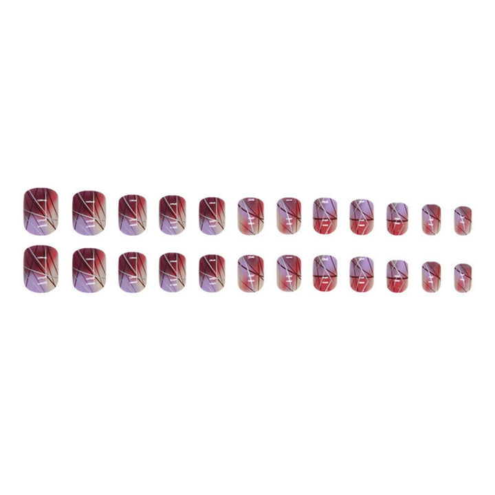 Künstlerische Ombre Nagelverlängerungen Karnz