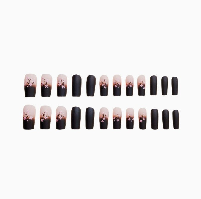 Künstlerisches Floral Französisches Nagelkunstset Karnz