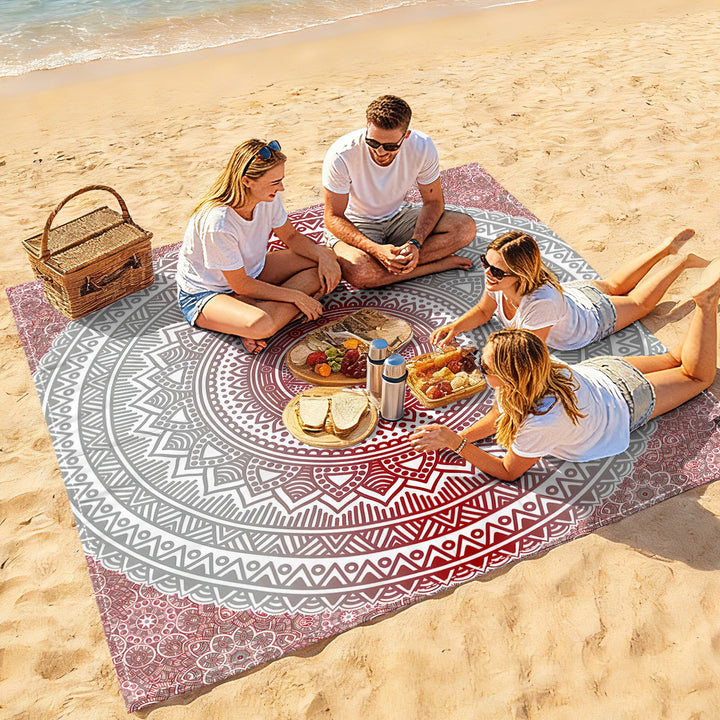 Mandala Design Strandmatte Karnz